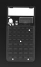 Follow for a larger x-ray of CASIO fx-115D calculator