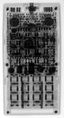 X-ray picture of Elektronika C3-15 calculator
